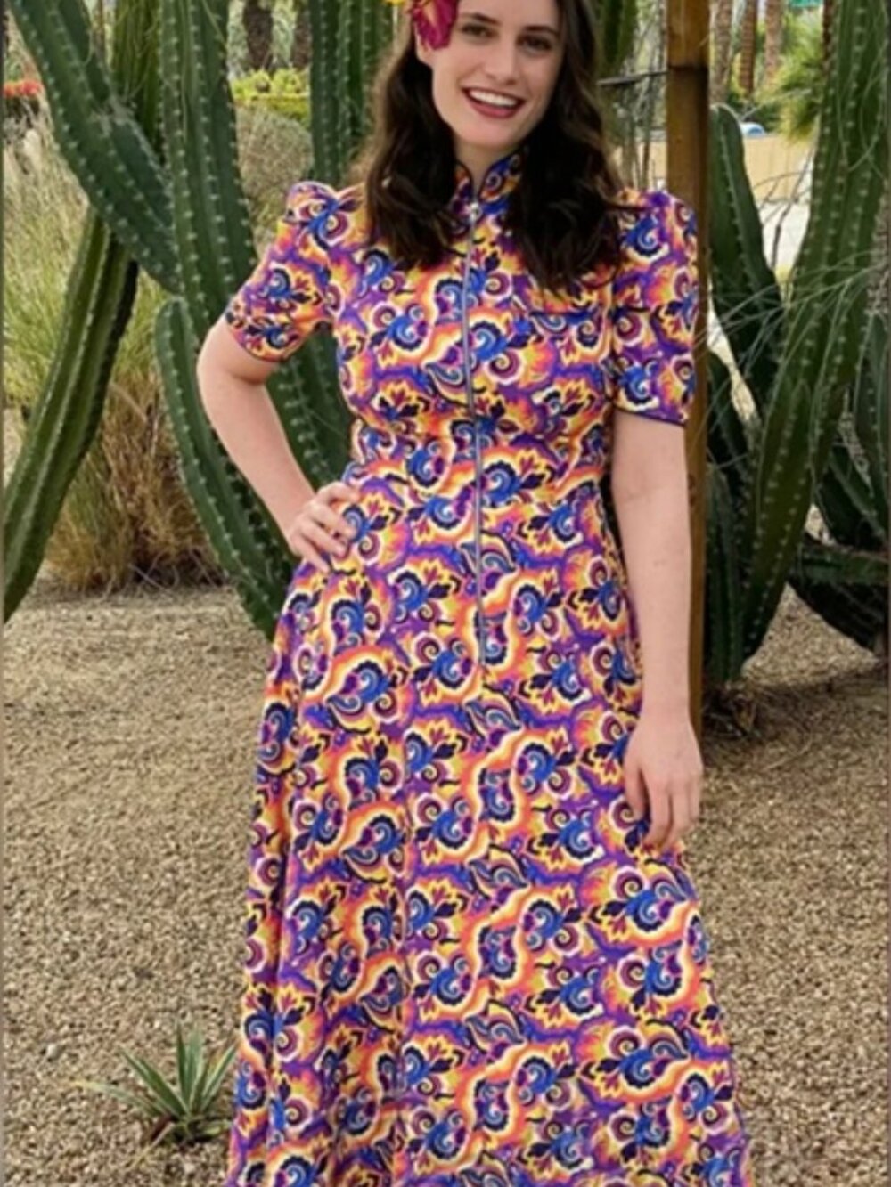 Audrey K Kaleidoscope Dress EUC